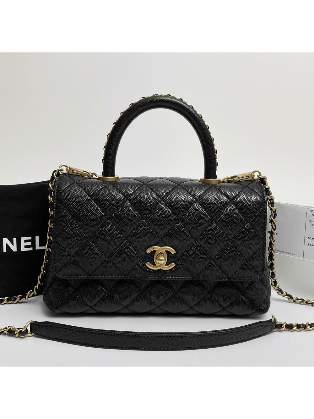 Chanel Coco Handle Small Black Caviar #311429C63B